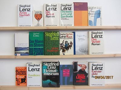 Siegfried Lenz 17 Bücher Romane Erzählungen Klassiker der deutschen Literatur