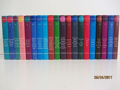 Spectaculum moderne Theaterstücke 20 Bände Suhrkamp Verlag