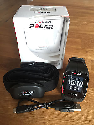  Polar M400 schwarz GPS Laufuhr Brustgurt (NEU) OVP