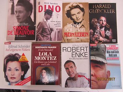 70 Bücher Biografie Biographie Memoiren Autobiografie Lebenserinnerungen