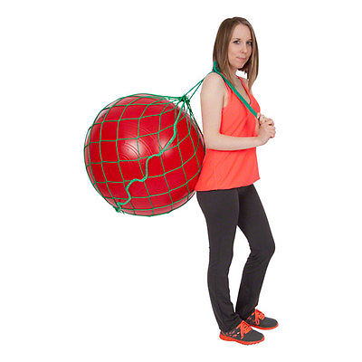 Ballnetz für Gymnastikbälle Aufbewahrungshilfe Transporttasche Aufhängung GRÜN