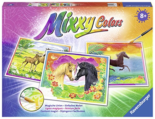 Ravensburger Mixxy Colors 29492 - Glückliche Pferde, Malsets