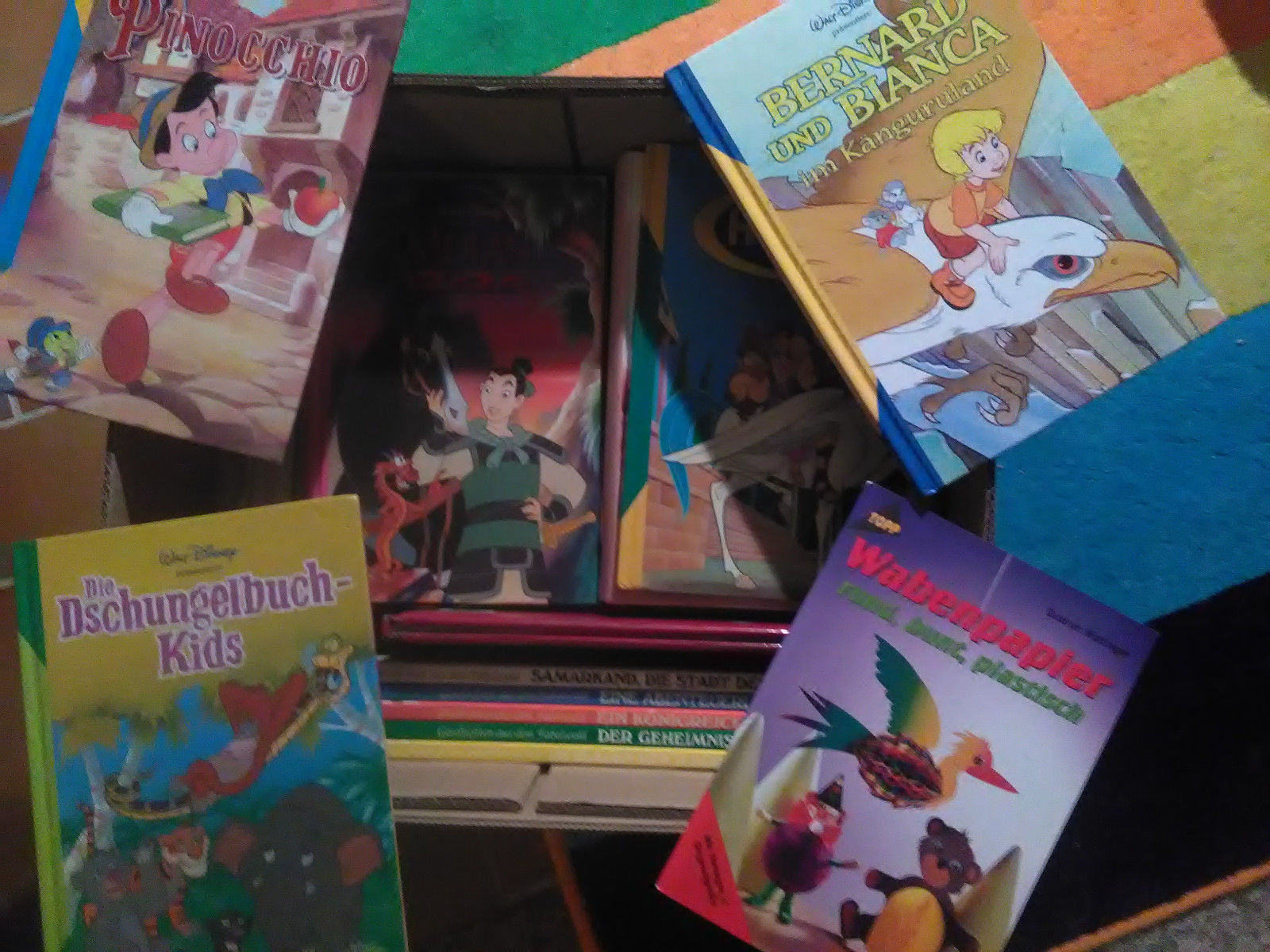 Riesiges Paket von 79 tollen Kinderbüchern & Pappbücher Walt Disney Mogli uvm