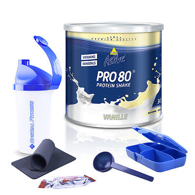 35,87 €/kg ++ INKO Pro Active 80 Protein, Eiweiß Shake, 750g Dose + BONUS ++