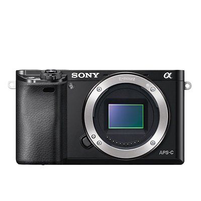 Sony Alpha 6000 24.3 MP Digitalkamera - Schwarz (Nur Gehäuse) - Restgarantien