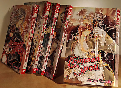 Crimson Spell 1 - 5 Manga Set Paket