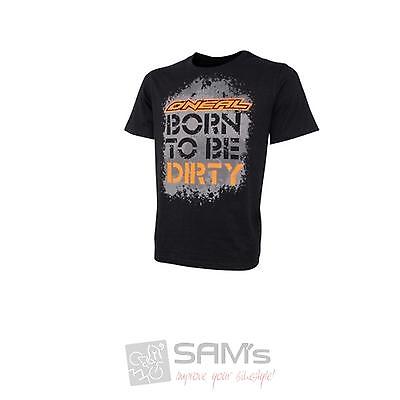 O'Neal BORN TO BE DIRTY T-Shirt schwarz Shirt Freizeit MX MTB BMX Dirt FR