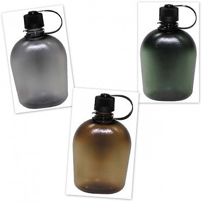 US Feldflasche GEN II Kunststoff Flasche Trinkflasche Wasserflasche schwarz oliv