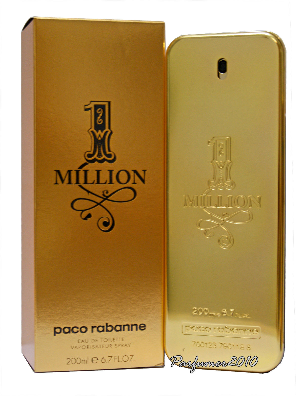 Paco Rabanne 1 One Million 200ml Eau de Toilette Spray Neu & Originalverpackt 