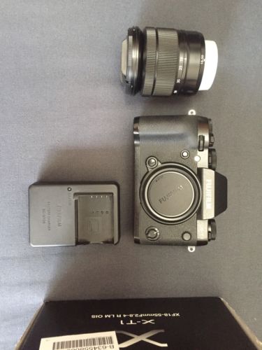 Fujifilm  X-T1 16.3MP Digitalkamera - Schwarz im Top-Zustand