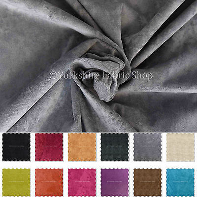 Luxury Designer Soft Crushed Velvet Chenille Upholstery Heavy Weight New Fabric