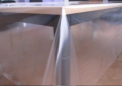 Tischdecke transparent glasklar 300 Folie Tischschutz Meterware Klarsicht 0,3mm
