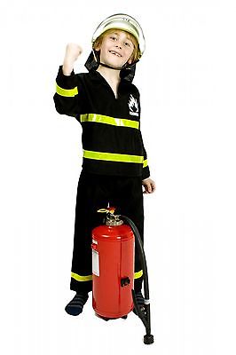 Kostüm Feuerwehrmann Feuerwehr Anzug Uniform Gr.98-152 Karneval Fasching NEU