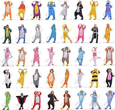 New Adulte kigurumi Anime cosplay costume animal Onesie Pyjamas sleepwear Suit 