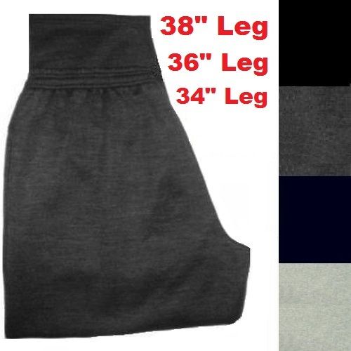 Extra long leg jogging bottoms Mens S - 6XL  34 - 38 leg Womens 8 -36 Big & Tall