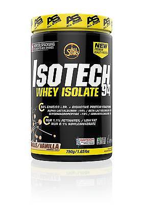 (39,52EUR/kg) All Stars  ISO-TECH 750g Dose Whey Protein Isotech Proteinpulver a