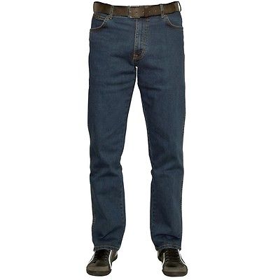 WRANGLER ® TEXAS DARKSTONE W12105009 Herren Jeans Hosen Denim Trousers blau men