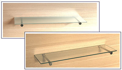 Glasregal 60x20 cm/6 rechteckig mit Tablarhalterung Regal Glasablage Board