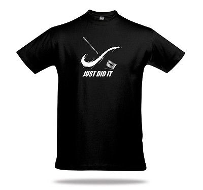 JUST DID IT habe es gerade getan Nike Parodie Cocain T-Shirts Cocain and Caviar 