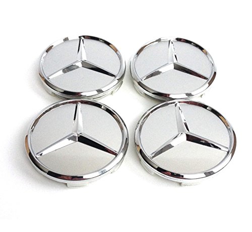 Felgendeckel Mercedes Benz 4 x 60mm Nabendeckel Radnabenkappen Felgenkappen Nabenkappen Wheel Caps