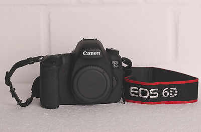 Canon EOS 6D 20,2 MP SLR-Digitalkamera - Schwarz (Nur Gehäuse) 1226 Auslösungen
