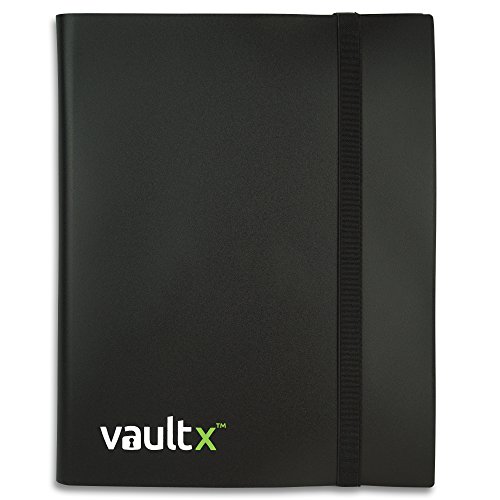 Vault X ™ Heftmappe - 9 Fächer Sammelkarten Trading Cards Mappe - 360 Fächer mit Seitenöffnung für Spielkarten zum sammeln und tauschen.
