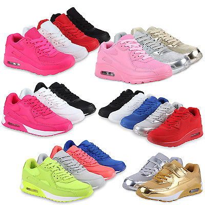 Damen Herren Kinder Sportschuhe Runners Sneakers Laufschuhe Trendfarben 810121