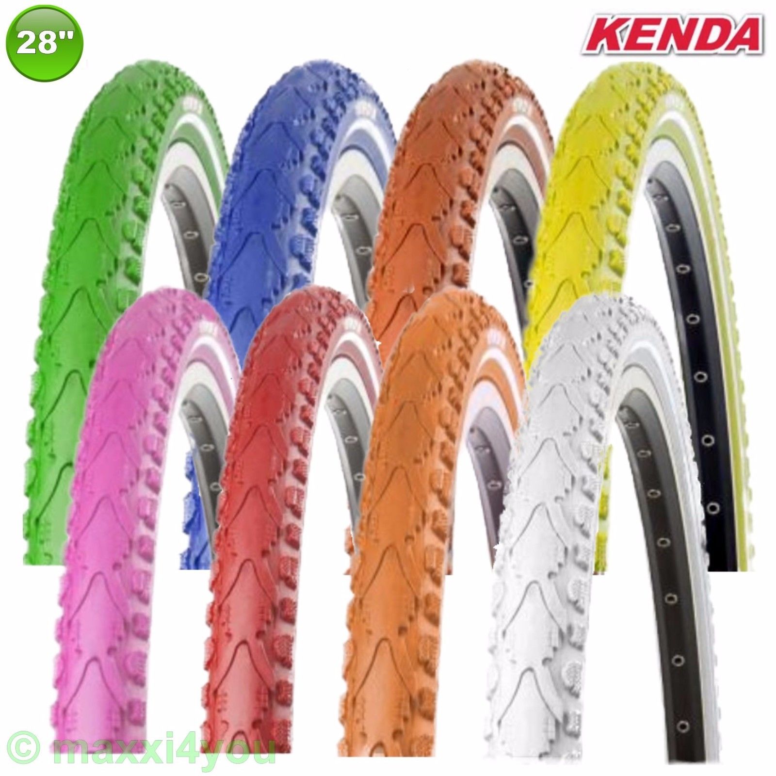 01022827 Kenda Premium Fahrradreifen Decke Mantel 8 Farben 28 x 1.50, 40-622