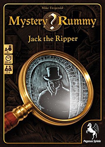 Pegasus Spiele 18230G - Mystery Rummy - Jack the Ripper, Kartenspiel