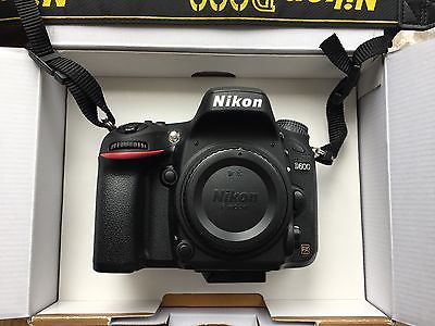 Nikon D D600 24.3 MP SLR-Digitalkamera - Schwarz erst 1800 Bilder (Nur Gehäuse)
