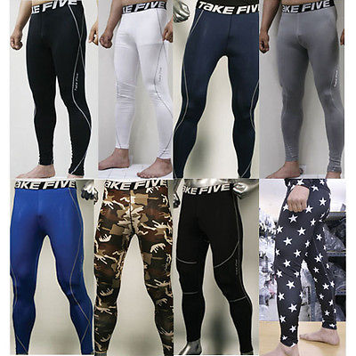 New Mens KOMPRESSION Base Layer Pants tight under skin sports gear Collection
