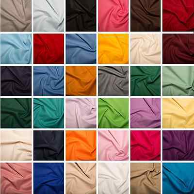 Klona Plain Solid 100% Cotton Fabric 53
