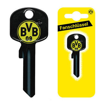 Borussia Dortmund BVB Fanschlüssel Schlüsselrohling U-15D Bundesliga Schlüssel