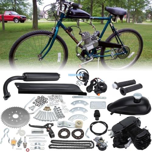 50cc 2-Takt Fahrrad Moteur Motorisierte Benzin Hilfsmotor Bike Cycle Engine Kit