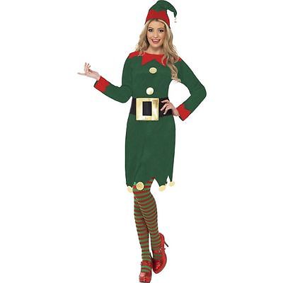 Smi - Damen Kostüm Elf Weihnachtself Karneval Fasching Weihnachten