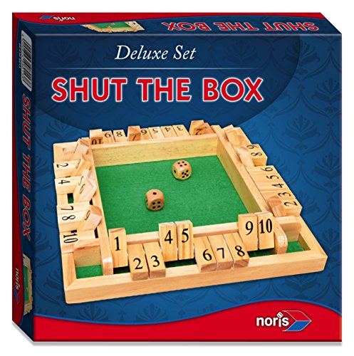 Noris Spiele 606108013 - Deluxe Shut the box, Partyspiel