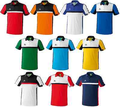 Erima 5-Cubes Poloshirt - Shirt Fitness Jogging Laufen Handball Fußball S - 3XL