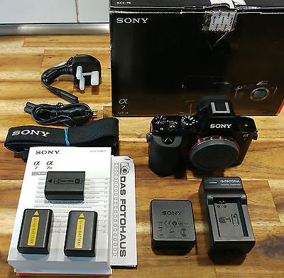 Sony Alpha 7 A7 ILCE-7 Body Gehäuse * 4600 Fotos * Vollformat DSLR Digitalkamera