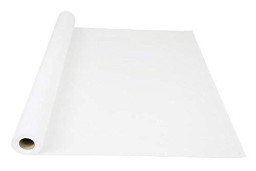 Sensalux light Tischdeckenrolle, OEKO-TEX ® 100 - Made in Germany - 25m lang (Farbe nach Wahl), weiß, 1,10m x 25m, stoffähnliches Vlies, ideal für jede Party, Vereinsfeier, Geburtstagsfeier
