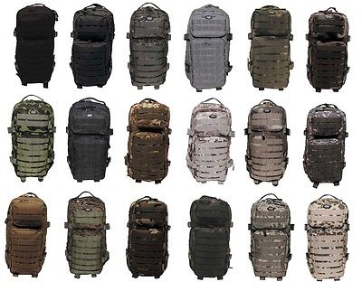 20L US ASSAULT MOLLE camouflage Army Rucksack Backpack Bundeswehr BW - 18 Farben