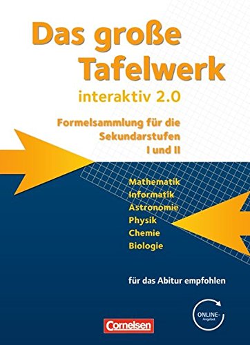 Das große Tafelwerk interaktiv 2.0 - Allgemeine Ausgabe (außer Niedersachsen und Bayern): Das große Tafelwerk interaktiv 2.0