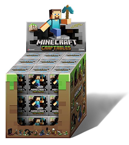 Minecraft 52048MN - Craftables, Ein Artikel aus 10 verschiednene Designs, schwarz/grün