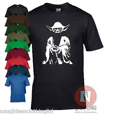 YODA Star Wars saga t-shirt the Force Jedi DVD movie Darth Vader Skywalker