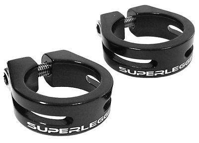 Superleggera  Cycle / Bike Seat Post Clamp Alloy With Cut Out    2 Sizes