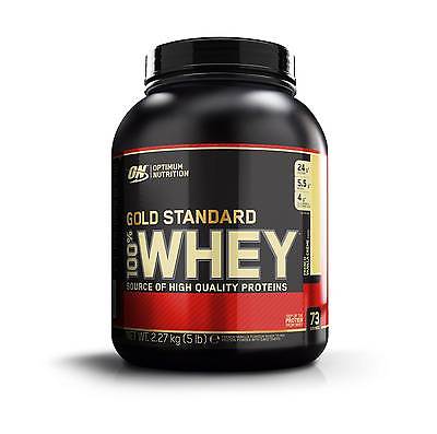 (25,45EUR/kg) Optimum Nutrition 100% Whey Protein Gold 2270g + Bonus