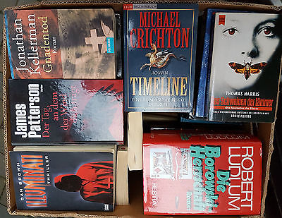 Krimi Thriller - 45 Bücher - Buchpaket Bücherpaket Buchsammlung