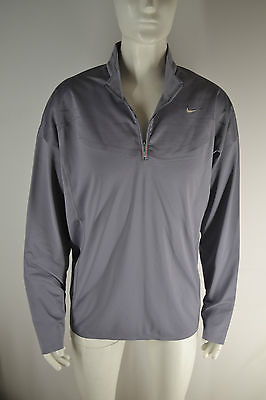 Nike Golf M TV MAPPED 1/2 ZIP COVER UP Langarm Shirt CHARCOAL BLACK Gr. XL