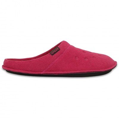 Crocs 203600 Classic Slipper - 6ME Candy Pink/Oatmeal Womens Slippers