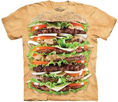 Epic Burger T-Shirt Braun Neu Shirt Tee