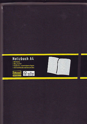 Notizbuch, Tagebuch, Profinotizbuch, Journalbuch, Idena, kariert